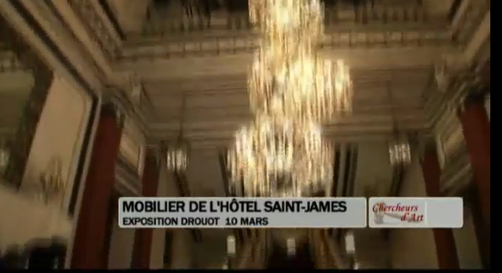 Vente mobilier Hôtel Saint James